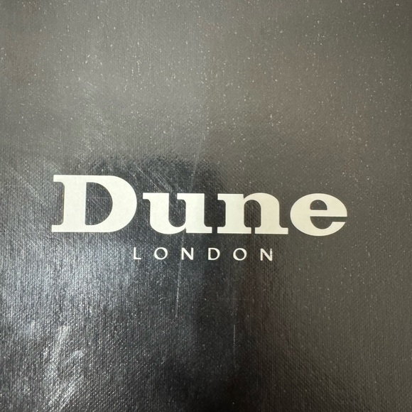 NEW Dune London Puzzel Leather Embellished Chain Ankle Boots Black - Picture 11 of 11